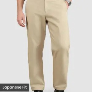 beige japanese fit pants