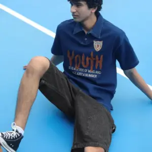 black carpenter denim jorts